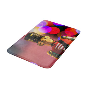 Tapis De Bain L'ami soldat jouet classique de Noël de SlipperyJo