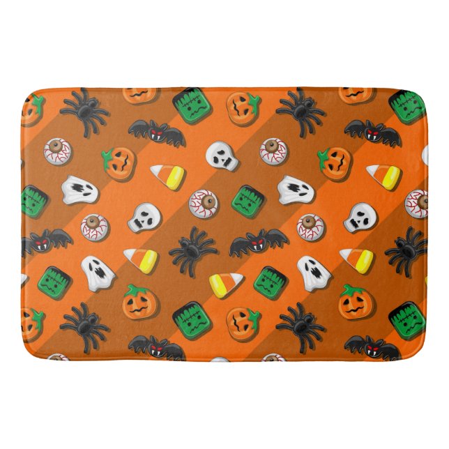 Tapis De Bain Lampe de table de fête des bonbons Éffrayants d'Ha (Devant)