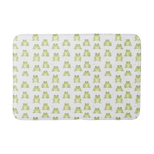 Tapis De Bain Lampe motif de grenouilles vert mou