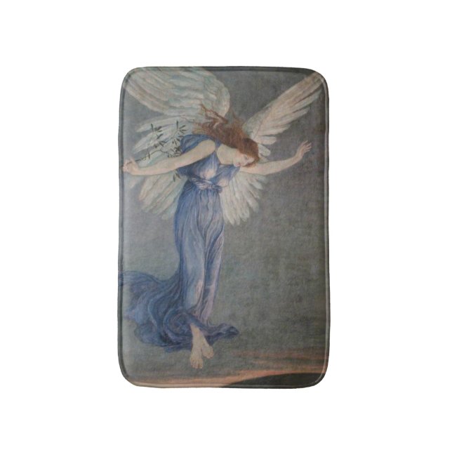Tapis De Bain L'ange de la paix (par Walter Crane) (Devant (Vertical))