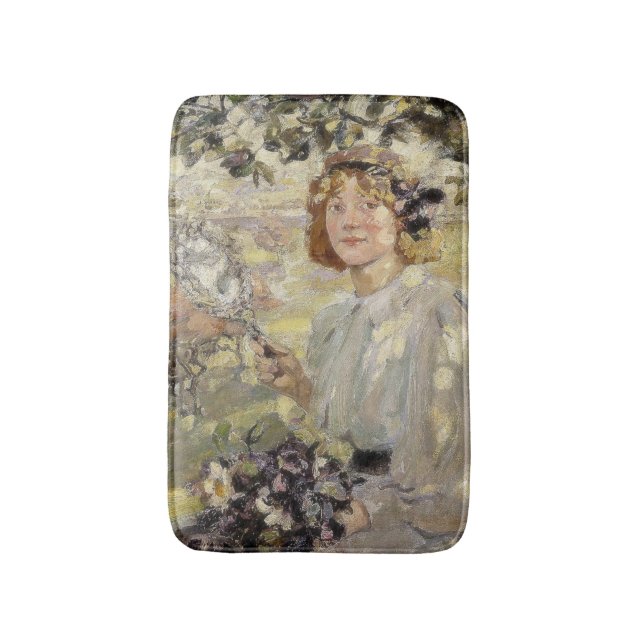 Tapis De Bain L'arbre aux pommes (par Bessie MacNicol) (Devant (Vertical))
