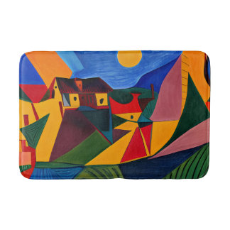 Tapis De Bain L'art Picasso au coucher du soleil