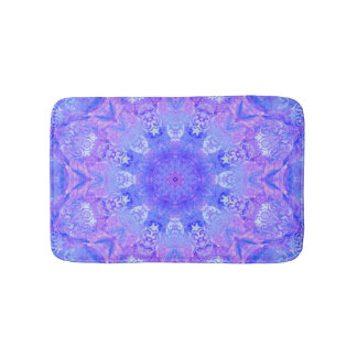 Tapis De Bain Lavande Ciel bleu pourpre Éperche Damas