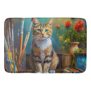 Tapis De Bain Le Chat Artistique