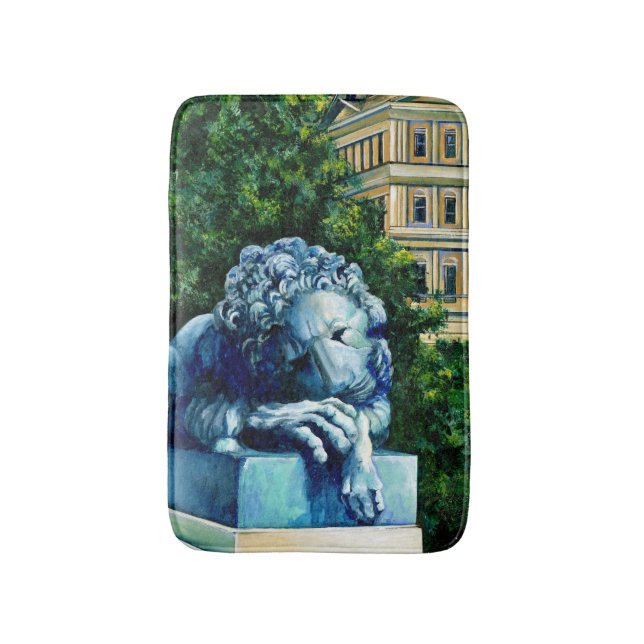 Tapis De Bain Le Chat qui a mangé le canari (Devant (Vertical))