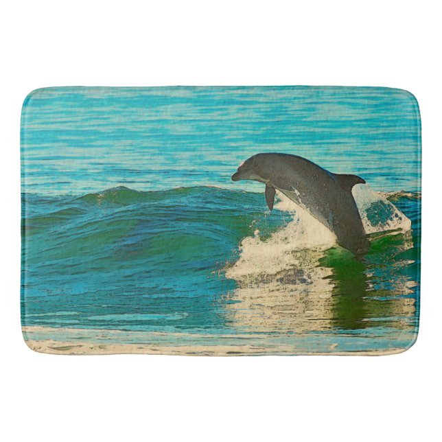 Tapis De Bain Le dauphin est mon esprit animal (Devant)