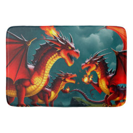 Tapis De Bain Le feu du dragon