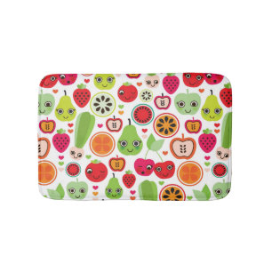 Tapis De Bain le fruit badine la pomme d'illustration