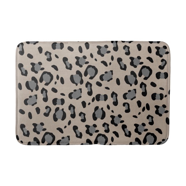 Tapis De Bain Le Poster de animal léopard Glam #15 (Devant)