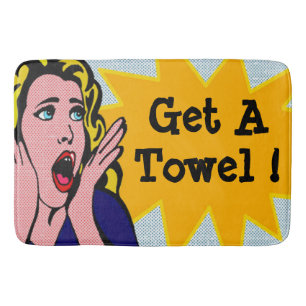 Tapis De Bain Le style comique comique, ajoutent le texte