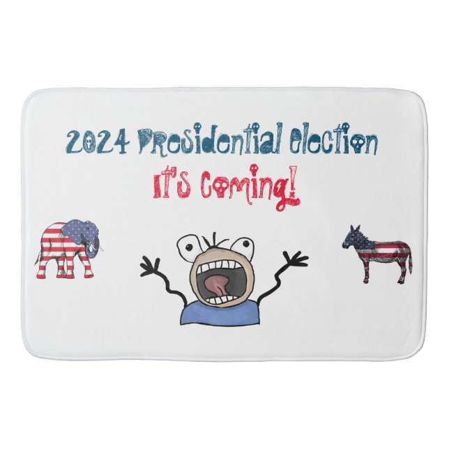 Tapis De Bain L'élection présidentielle de 2024, c'est à venir ! (Devant)