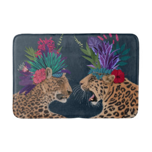 Tapis De Bain Léopards chauds de Chambre   un couple