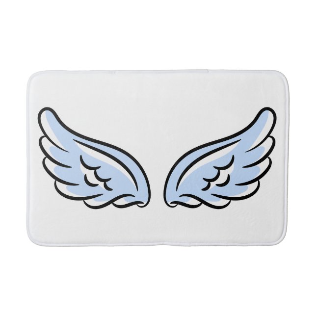 Tapis De Bain Les ailes du petit ange mignon (Devant)