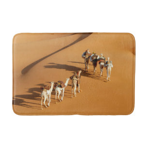 Tapis De Bain Les déserts   Marche touareg avec chameaux