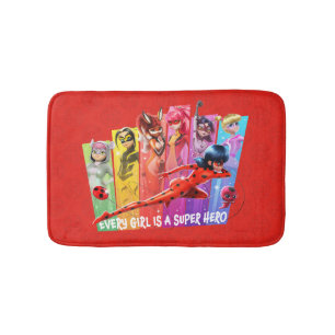 Tapis De Bain Les filles miraculeuses Chaque fille est un supe