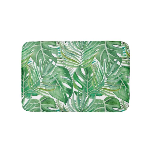 Tapis De Bain Les immenses feuilles de palmiers et de monastères (Devant)