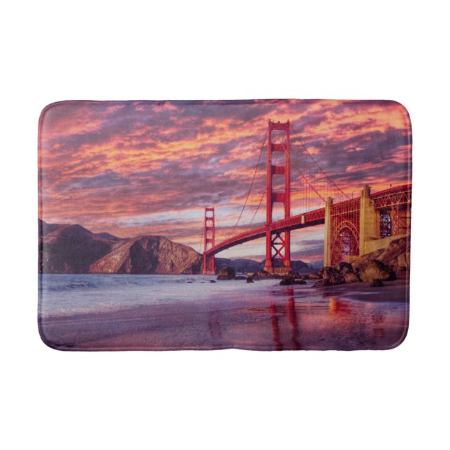 Tapis De Bain Les monuments | The Golden Gate San Francisco, CA (Devant)