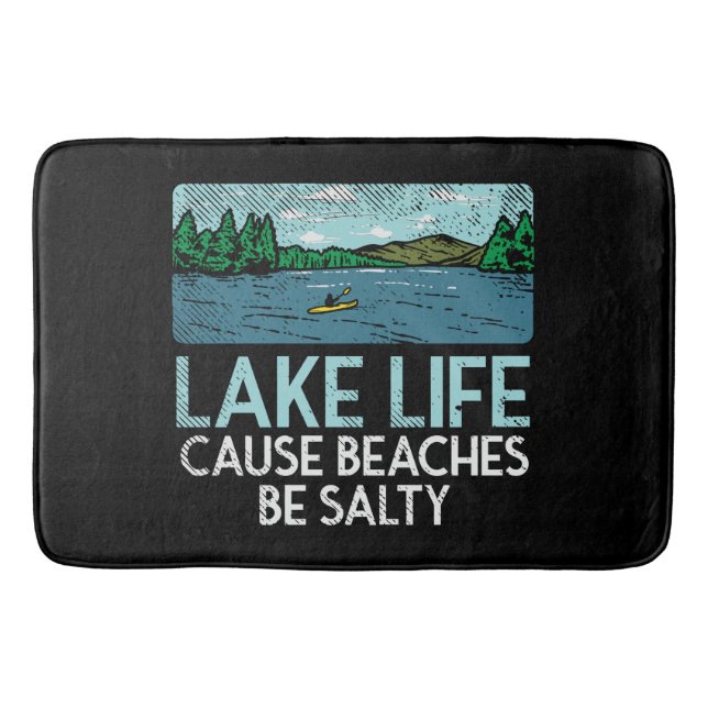 Tapis De Bain Les plages salées Lake Life (Devant)