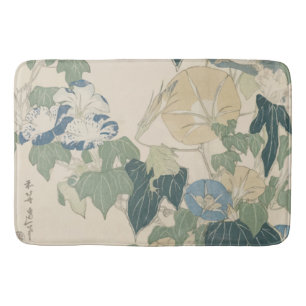 Tapis De Bain Les souvenirs du matin dans les fleurs et les bour