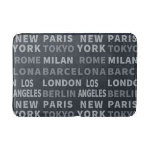 Tapis De Bain Les villes de mode