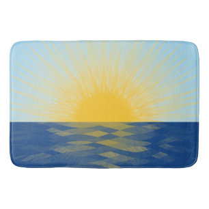 Tapis De Bain Lever de soleil sur l'océan Nouveaux débuts