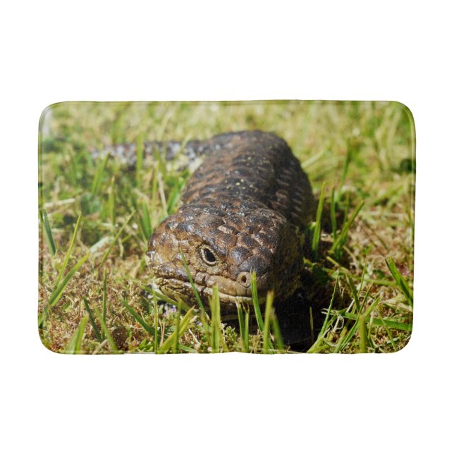 Tapis De Bain Lézard rouge, (Devant)