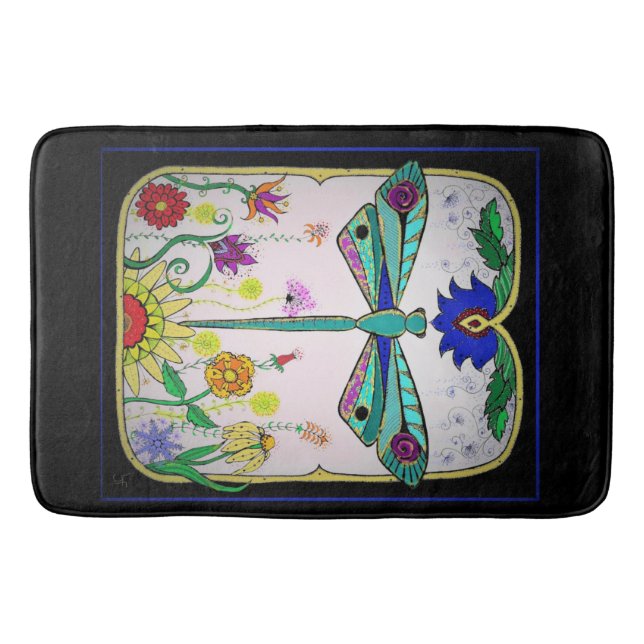 Tapis De Bain libellule (Devant)