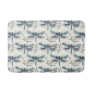 Tapis De Bain Libellules bleues