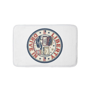 Tapis De Bain Liberty Drive In Patriotique Patriotique Drive In