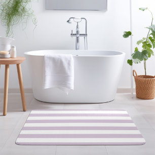 Tapis De Bain Lilac Grandes violettes et blanches Couleurs mod