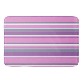 Tapis De Bain Lilac rayures