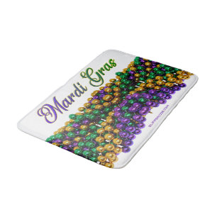 Tapis De Bain L'image emblématique sur le thème de Mardi Gras de