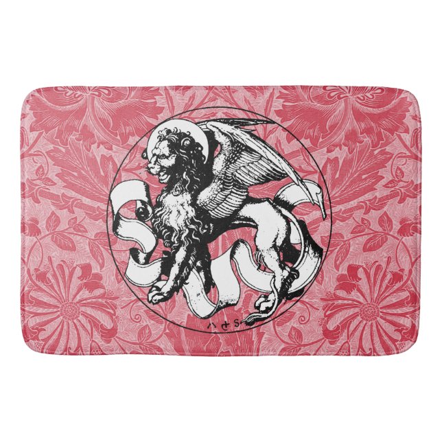 Tapis De Bain Lion ailé Saint-Marc du XVe siècle (Devant)