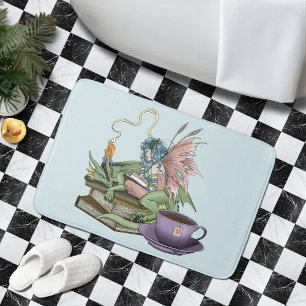 Tapis De Bain Livres de thé de l'amitié de la fée dragon