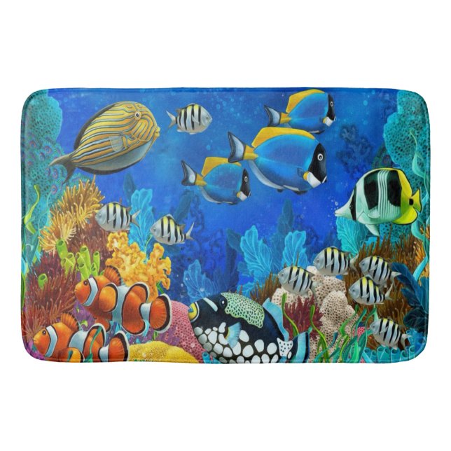 Tapis De Bain L'océan dans ma salle de bain ! (Devant)