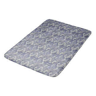 Tapis De Bain Logiciel bleu blanc Pays-Bas Paysage no1