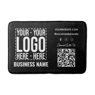 Tapis De Bain Logo d'entreprise personnalisé société d'entrepris