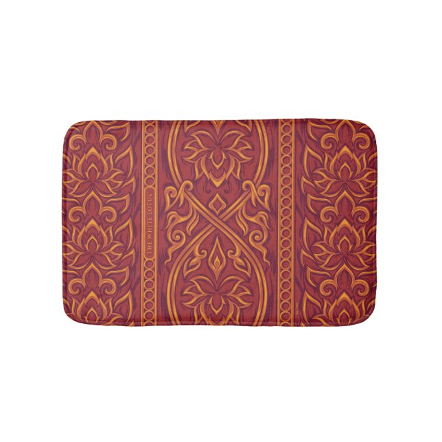 Tapis De Bain Lotus Luxe Tapestry Motif - Le Lotus Blanc (Devant)