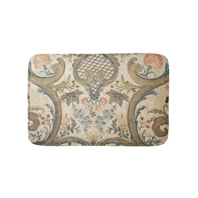 Tapis De Bain Louis XV Floral Impression Élégante (Devant)
