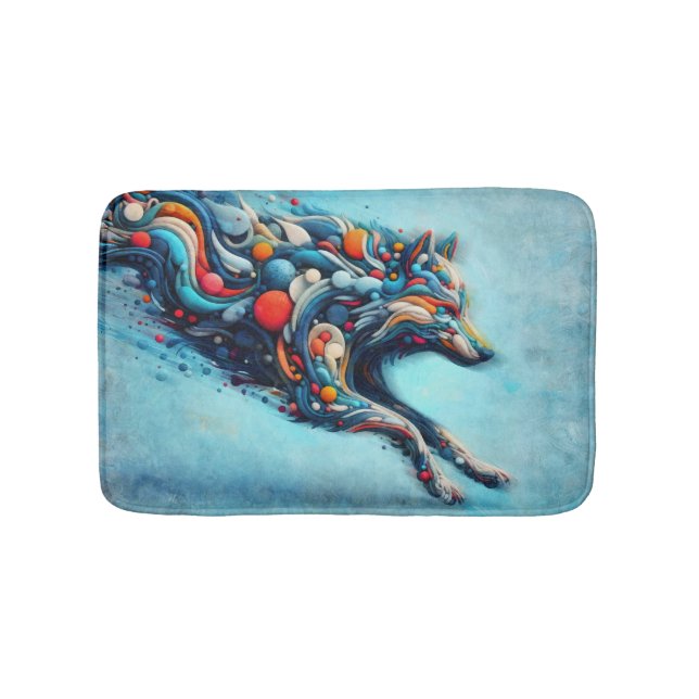Tapis De Bain Loup (Devant)