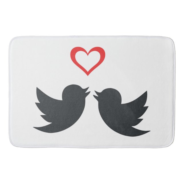 TAPIS DE BAIN LOVEBIRDS (Devant)