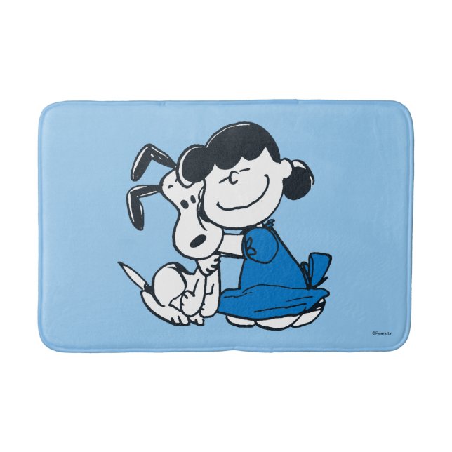 Tapis De Bain Lucy Hugging Snoopy (Devant)