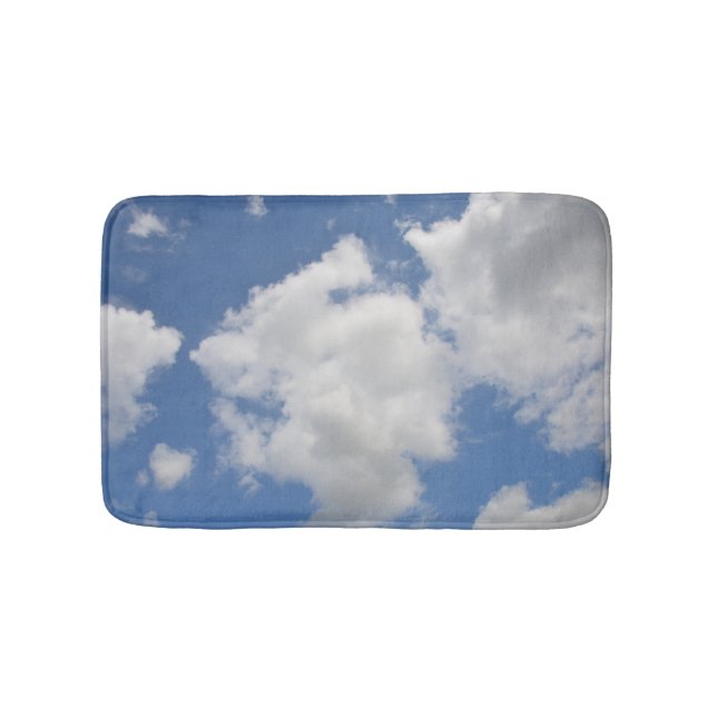 Tapis de bain lunatique de nuage (Devant)