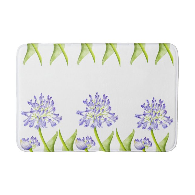 Tapis De Bain Lys du Nil sur un bain (Devant)