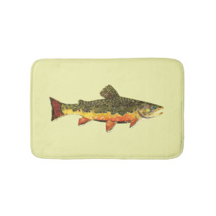 Tapis De Bain M. Trout Whiskers' Brookie, salvelinus fontinalis