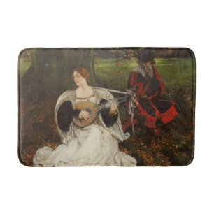 Tapis De Bain Ma bien-aimée est juste (par Edwin Austin Abbey)