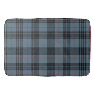 Tapis De Bain MacKay Blue Tartan Plaid Scottish Motif