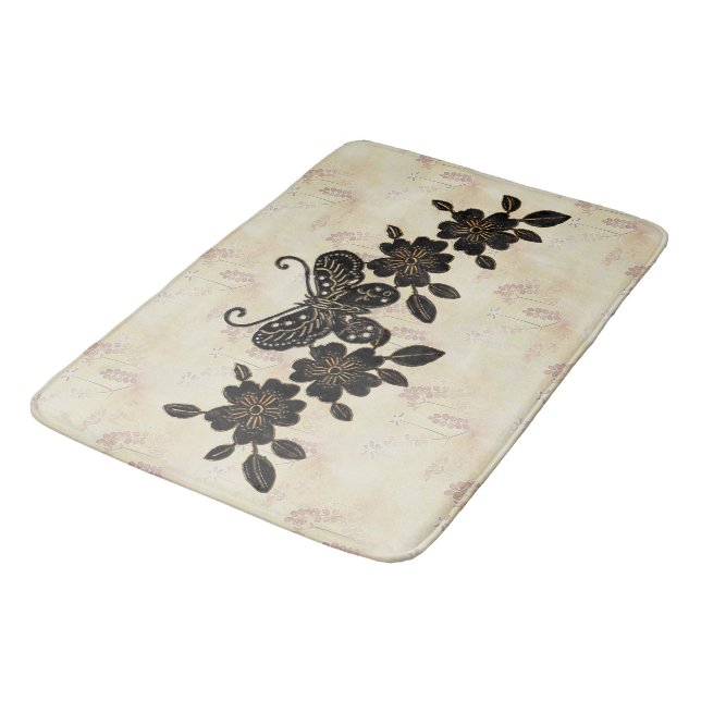 Tapis De Bain Madame Butterfly (Angle)