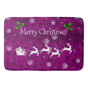 Tapis De Bain Magenta Père Noël le mât de bain à bascule et à re