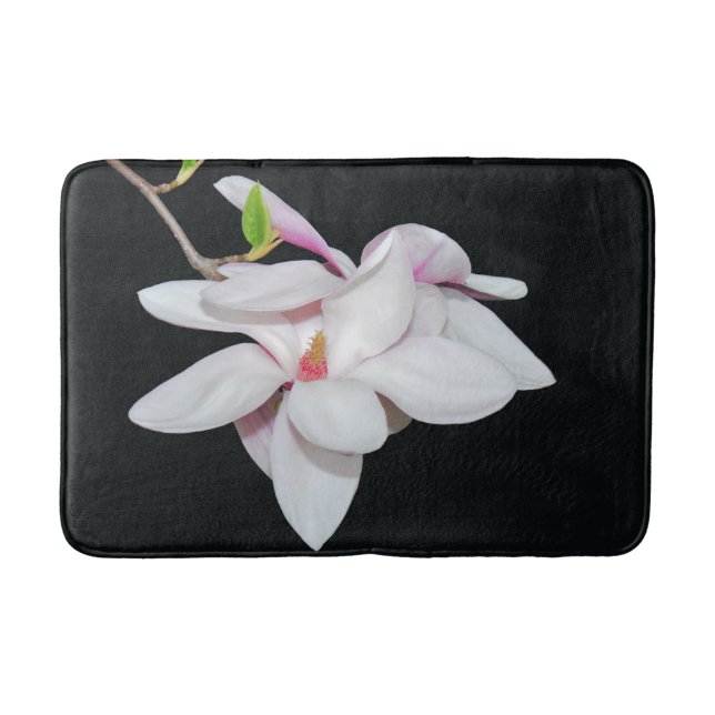 Tapis De Bain Magnolia blanche (Devant)